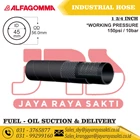 INDUSTRIAL HOSE ALFAGOMMA 605AA FUEL OIL SUCTION AND DELIVERY 10 BAR 150 PSI 45 MM 1 3/4 INCH 1