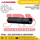 SELANG INDUSTRI TAHAN MINYAK ALFAGOMMA 605AA FUEL OIL SUCTION AND DELIVERY 10 BAR 150 PSI 76 MM 3 INCH 1