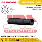 SELANG INDUSTRI TAHAN MINYAK ALFAGOMMA 605AA FUEL OIL SUCTION AND DELIVERY 10 BAR 150 PSI 152 MM 6 INCH 1