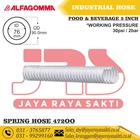 ALFAGOMMA INDUSTRIAL PVC HOSE CLEAR 472OO GENERAL PURPOSE FOOD SUCTION AND DELIVERY SPIRAL WIRE 76 MM 3 INCH 1