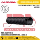  INDUSTRIAL HOSE ALFAGOMMA SPIRAL 178AA AIR DUCTING HIGH TEMPERATURE +120 CELSIUS 102 MM 4 INCH 1