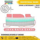 HOSE TOYOSILICONE-P PVC CLEAR SILICONE RUBBER RESIN PET 1 INCH 25.4 MM HEAT AND FOOD BEVERAGE RESISTANT TOYOX 2