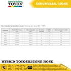 HOSE HYBRID TOYOSILICONE PVC CLEAR SILICONE RUBBER THREAD 1 1/2 INCH 38.1 MM HEAT AND FOOD BEVERAGE RESISTANT TOYOX 2