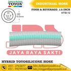 SELANG HYBRID TOYOSILICONE PVC BENING BENANG KARET SILIKON 1/2 INCH 12.7 MM TAHAN PANAS DAN MAKANAN MINUMAN TOYOX 4