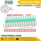 SELANG TOYOFOODS-S PVC BENING KAWAT BAJA 2 1/2 INCH 63 MM TAHAN MINYAK DAN MAKANAN MINUMAN TOYOX 5