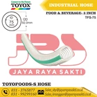 HOSE TOYOFOODS-S PVC CLEAR SPIRAL STEEL WIRE 3 INCH 75 MM OIL AND FOOD BEVERAGE RESISTANT TOYOX 1