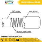 HOSE TOYOFOODS-S PVC CLEAR SPIRAL STEEL WIRE 3 INCH 75 MM OIL AND FOOD BEVERAGE RESISTANT TOYOX 3