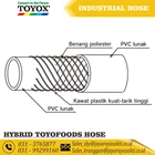 HOSE HYBRID TOYOFOODS PVC CLEAR WIRE 5/8 INCH 15 MM OIL AND FOOD BEVERAGE RESISTANT TOYOX 3