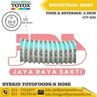 HOSE HYBRID TOYOFOODS-N PVC CLEAR FLEXIBLE THREAD 2 INCH 50.8 MM OIL AND FOOD BEVERAGE RESISTANT TOYOX 2