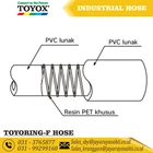 HOSE TOYORING-F PVC CLEAR WIRE 1 1/2 INCH 38 MM OIL AND FOOD BEVERAGE RESISTANT TOYOX 3
