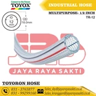 HOSE TOYORON MULTIPURPOSE PVC CLEAR THREAD 12 MM 1/2 INCH TOYOX 1