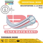 HOSE TOYORON MULTIPURPOSE PVC CLEAR THREAD 63 MM 2 1/2 INCH TOYOX 1