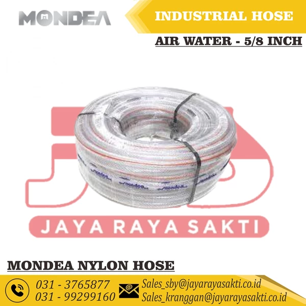 MONDEA HOSE AIR WATER HYPREX PVC NYLON FIBER 5/8 INCH