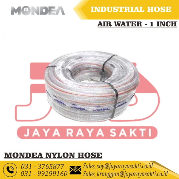 MONDEA SELANG AIR WATER HYPREX SERAT BENANG PVC NYLON 1 INCH
