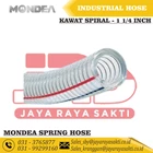 MONDEA SELANG PVC SPRING KAWAT SPIRAL BENING TRANSPARAN 1 1/4 INCH 1
