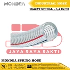 MONDEA HOSE PVC SPRING CLEAR SPIRAL WIRE TRANSPARENT 3/4 INCH 1