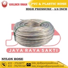 GOLDEN SWAN CLEAR THREAD NYLON PVC FIBER HOSE 5/8 INCH DIM HIPREX 1