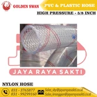 GOLDEN SWAN CLEAR THREAD NYLON PVC FIBER HOSE 5/8 INCH DIM HIPREX 2