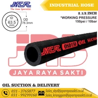 HOSE RUBBER NCR OIL SUCTION DISCHARGE 2 1/2 INCH ID 63 MM 10 BAR 150 PSI