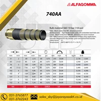 Selang industri alfagomma 740AA concrete pumping 85 bar 1275 psi